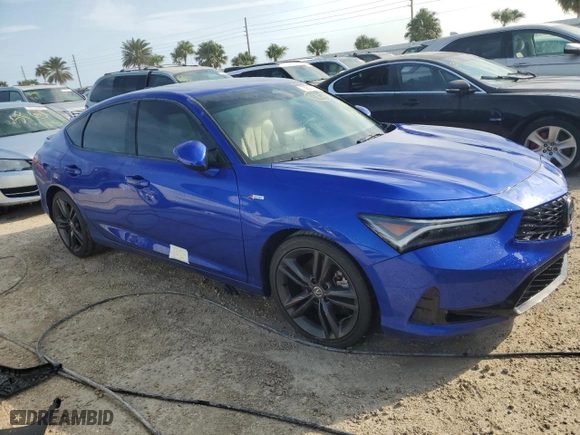 2023 Acura Integra w/A-Spec Technology Package with VIN 19UDE4H67PA001767, listed as a Copart auction lot 73930704 with 0 mi miles and Non Repairable. Bid and sale history available at carsss.com. Image 4.