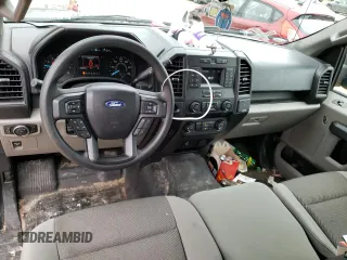 2020 Ford F-150 XL with VIN 1FTEX1CB0LKF52286, listed as a Copart auction lot 40610764 with 83,220 mi miles and Salvage Title. Bid and sale history available at DreamBid. Image 8.
