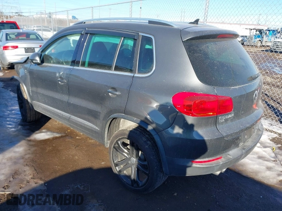 2016 Volkswagen Tiguan S with VIN WVGBV7AX9GW616488, listed as a IAAI auction lot 41402119 with 66,288 mi miles and . Bid and sale history available at DreamBid. Image 3.