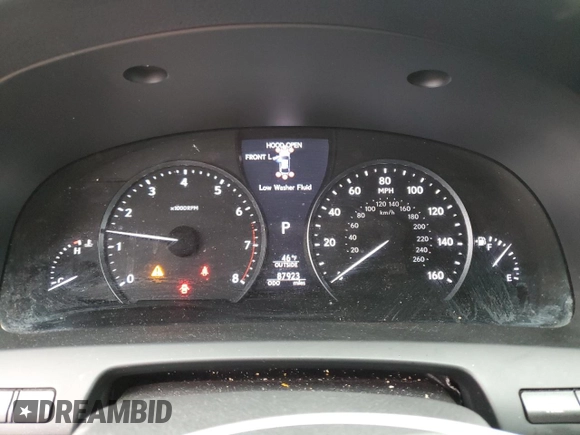 2017 Lexus LS 460 L with VIN JTHDL5EF2H5008214, listed as a Copart auction lot 81721354 with 87,923 mi miles and Salvage title. Bid and sale history available at DreamBid. Image 9.