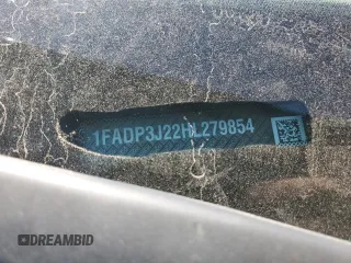 2017 Ford Focus Titanium with VIN 1FADP3J22HL279854, listed as a Copart auction lot 61209135 with 106,323 mi miles and Salvage title. Bid and sale history available at DreamBid. Image 13.