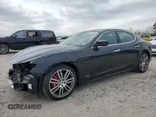 2021 Maserati Ghibli S Q4 GranSport with VIN ZAM57YTS3M1357665, listed as a Copart auction lot 44011584 with 6,147 mi miles. Bid and sale history available at carsss.com. Image 1.