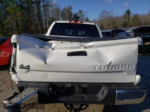 2018 Toyota Tundra SR with VIN 5TFUM5F1XJX075879, listed as a Copart auction lot 83666824 with 130,059 mi miles and Salvage title. Bid and sale history available at DreamBid. Image 6.