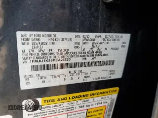 2023 Ford Expedition Limited with VIN 1FMJU1K88PEA26520, listed as a Copart auction lot 44359405 with 0 mi miles and Salvage Title. Bid and sale history available at carsss.com. Image 12.