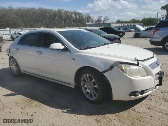 2008 Chevrolet Malibu LTZ with VIN 1G1ZK577684242998, listed as a Copart auction lot 51285445 with 160,855 mi miles and Salvage Title. Bid and sale history available at carsss.com. Image 4.