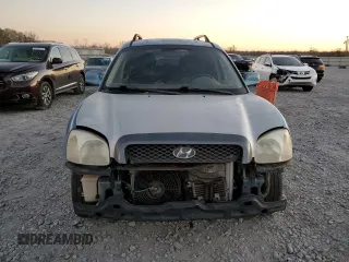 2003 Hyundai Santa Fe GLS with VIN KM8SC13D53U554812, listed as a Copart auction lot 86789014 with 0 mi miles and Salvage Title. Bid and sale history available at carsss.com. Image 5.