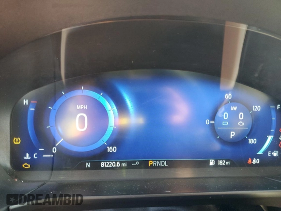 2020 Ford Escape Titanium Hybrid with VIN 1FMCU0DZ1LUA75325, listed as a Copart auction lot 53670815 with 81,220 mi miles and Salvage title. Bid and sale history available at DreamBid. Image 9.