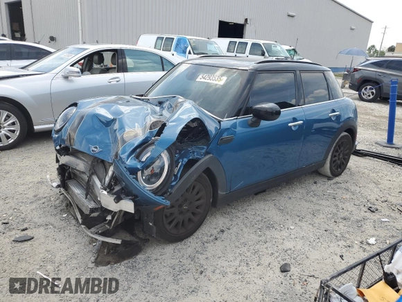 2023 MINI Hardtop 4 Door Cooper Classic with VIN WMW33DK08P2S81940, listed as a Copart auction lot 54293535 with 43,516 mi miles and Salvage Title. Bid and sale history available at DreamBid. Image 1.