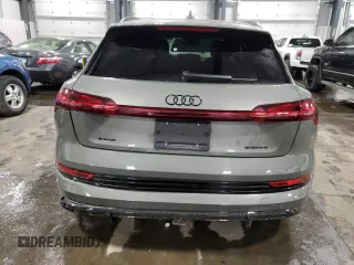 2022 Audi e-tron Chronos with VIN WA1VABGE3NB024606, listed as a Copart auction lot 52673093 with 9,129 mi miles. Bid and sale history available at carsss.com. Image 6.