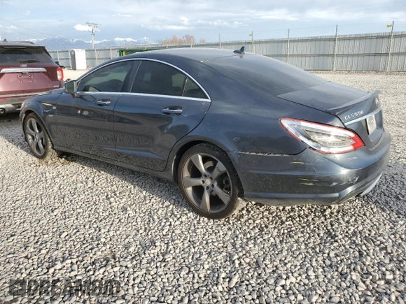 2012 Mercedes-Benz CLS 550 with VIN WDDLJ9BB6CA020898, listed as a Copart auction lot 54070485 with 125,419 mi miles and Salvage Title. Bid and sale history available at DreamBid. Image 2.