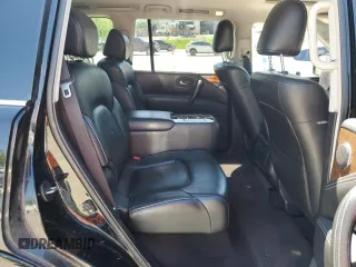2017 Infiniti QX80 with VIN JN8AZ2NEXH9151613, listed as a Copart auction lot 55811025 with 286,125 mi miles and Salvage title. Bid and sale history available at DreamBid. Image 11.