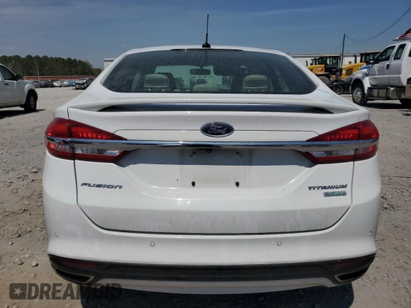2017 Ford Fusion Titanium with VIN 3FA6P0K97HR131672, listed as a Copart auction lot 50983715 with 123,666 mi miles and Salvage title. Bid and sale history available at DreamBid. Image 6.