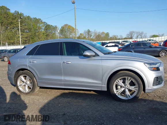 2020 Audi Q8 Prestige with VIN WA1CVAF12LD009942, listed as a IAAI auction lot 41924297 with 82,980 mi miles and . Bid and sale history available at DreamBid. Image 13.