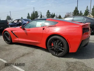 2015 Chevrolet Corvette Z51 3LT with VIN 1G1YL2D73F5121378, listed as a Copart auction lot 48764725 with 54,208 mi miles and Salvage Title. Bid and sale history available at carsss.com. Image 2.