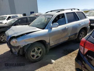 2002 Hyundai Santa Fe GLS with VIN KM8SC13D12U328796, listed as a Copart auction lot 81203544 with Not Provided miles and Salvage Title. Bid and sale history available at carsss.com. Image 1.