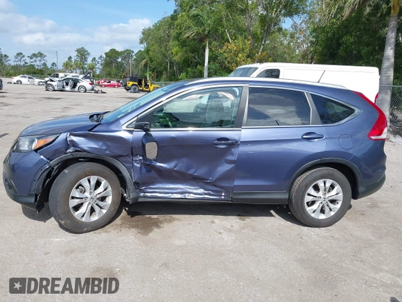 2014 Honda CR-V EX-L with VIN 5J6RM4H70EL047209, listed as a IAAI auction lot 42115691 with 46,587 mi miles and . Bid and sale history available at carsss.com. Image 15.