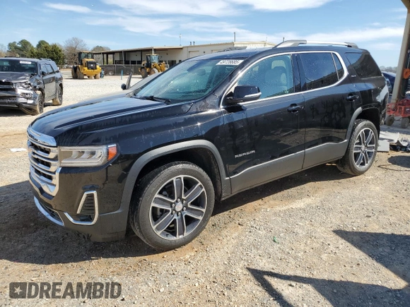 2020 GMC Acadia SLT with VIN 1GKKNMLS7LZ196022, listed as a Copart auction lot 49728685 with 73,598 mi miles and Salvage Title. Bid and sale history available at DreamBid. Image 1.