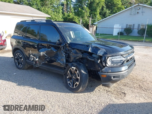 2021 Ford Bronco Sport Outer Banks with VIN 3FMCR9C6XMRB40906, listed as a IAAI auction lot 42566013 with 70,341 mi miles and . Bid and sale history available at DreamBid. Image 1.