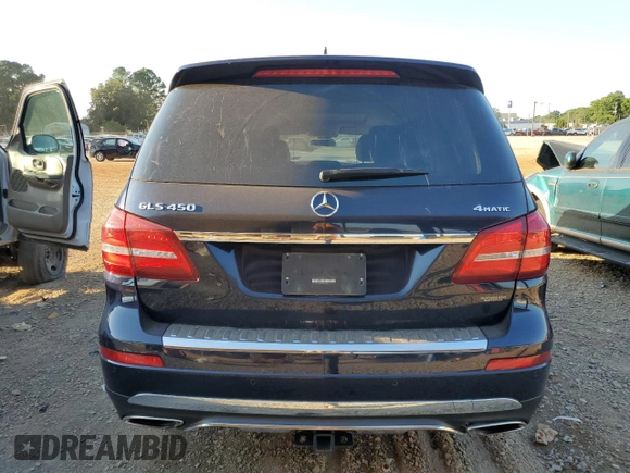 2017 Mercedes-Benz GLS 450 with VIN 4JGDF6EEXHA939004, listed as a Copart auction lot 67556484 with 86,800 mi miles and Salvage Title. Bid and sale history available at DreamBid. Image 6.