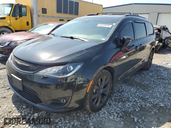 2019 Chrysler Pacifica Limited z VIN 2C4RC1GG4KR643869, wystawiony jako Copart lot #53424975 z przebiegiem 91 516 mil mil oraz Szkoda całkowita • Salvage title. Historia ofert i sprzedaży dostępna na DreamBid. Obrazek 1.