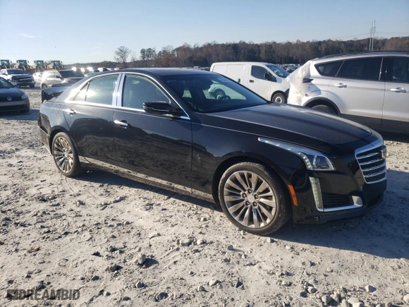 2018 Cadillac CTS Sedan Luxury RWD with VIN 1G6AR5SX7J0143937, listed as a Copart auction lot 80660164 with 28,517 mi miles and Salvage Title. Bid and sale history available at carsss.com. Image 4.