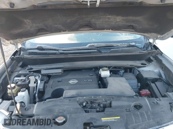 2014 Nissan Pathfinder Platinum with VIN 5N1AR2MM9EC676855, listed as a IAAI auction lot 41450200 with 142,322 mi miles and . Bid and sale history available at DreamBid. Image 10.