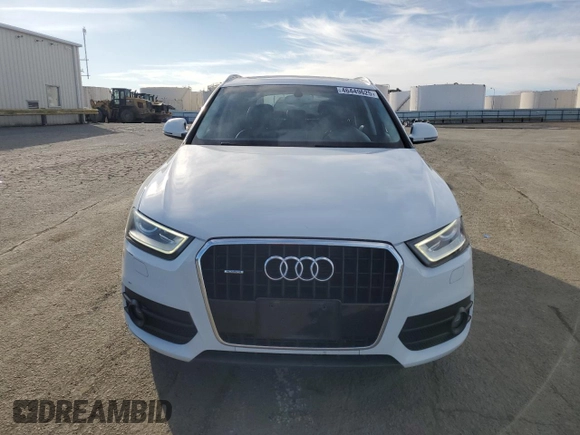 2015 Audi Q3 Premium Plus with VIN WA1EFCFS5FR008916, listed as a Copart auction lot 46449625 with 129,480 mi miles and Salvage title. Bid and sale history available at DreamBid. Image 5.
