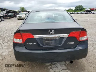 2011 Honda Civic LX with VIN 2HGFA1F53BH307727, listed as a Copart auction lot 57440754 with 153,689 mi miles and Salvage Title. Bid and sale history available at DreamBid. Image 6.