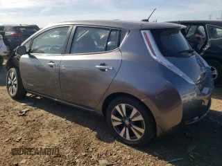 2015 Nissan LEAF SV with VIN 1N4AZ0CP4FC310572, listed as a Copart auction lot 48409513 with 62,346 mi miles. Bid and sale history available at carsss.com. Image 2.