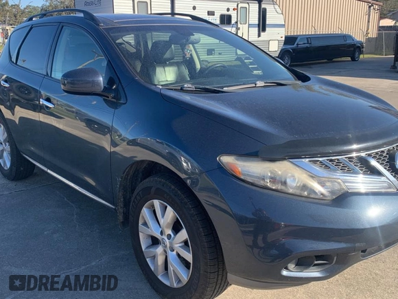 2013 Nissan Murano SL with VIN JN8AZ1MU1DW206397, listed as a Copart auction lot 83269874 with 182,214 mi miles and Salvage Title. Bid and sale history available at carsss.com. Image 1.