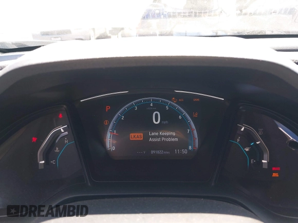 2020 Honda Civic LX with VIN 2HGFC2F67LH511473, listed as a IAAI auction lot 42614633 with 91,822 mi miles and . Bid and sale history available at DreamBid. Image 7.