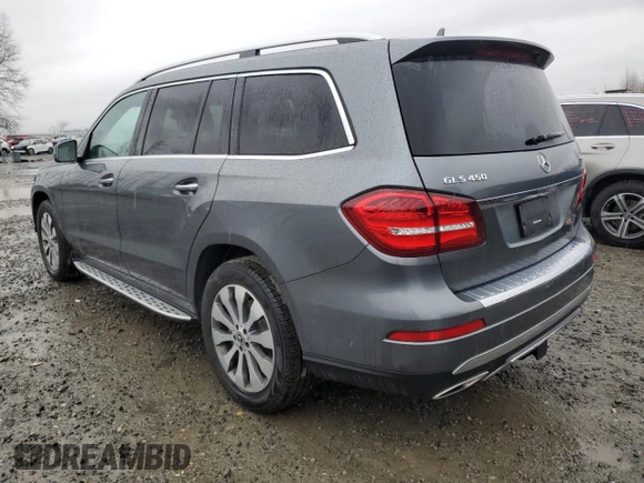 2018 Mercedes-Benz GLS with VIN 4JGDF6EE1JB174362, listed as a Copart auction lot 44164913 with 52,476 mi miles. Bid and sale history available at carsss.com. Image 2.
