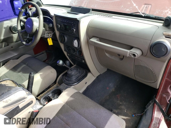 2007 Jeep Wrangler X with VIN 1J4FA241X7L134667, listed as a Copart auction lot 50966315 with 186,714 mi miles and Non Repairable. Bid and sale history available at carsss.com. Image 8.