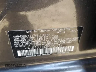 2024 Subaru Impreza RS with VIN JF1GUHHC8R8391712, listed as a Copart auction lot 80944384 with 1,919 mi miles and Salvage Title. Bid and sale history available at carsss.com. Image 12.