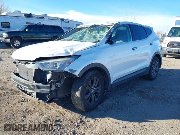 2013 Hyundai Santa Fe Sport z VIN 5XYZT3LB2DG021803, wystawiony jako IAAI lot #41195838 z przebiegiem Nie podano mil oraz . Historia ofert i sprzedaży dostępna na DreamBid. Obrazek 2.