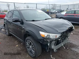 2018 Mitsubishi Outlander Sport ES 2.0 with VIN JA4AR3AU3JU019868, listed as a IAAI auction lot 41957304 with 87,305 mi miles. Bid and sale history available at carsss.com. Image 1.