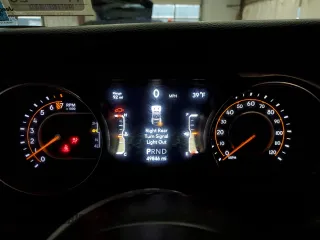 2021 Jeep Wrangler Unlimited Sport Altitude with VIN 1C4HJXDG2MW855205, listed as a Copart auction lot 42968925 with 49,846 mi miles and Salvage Title. Bid and sale history available at carsss.com. Image 9.