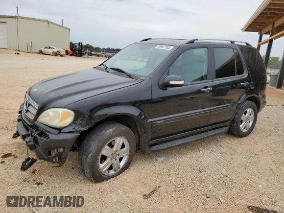 2005 Mercedes-Benz M-Class 3.7L with VIN 4JGAB57E05A518135, listed as a Copart auction lot 59632804 with 254,357 mi miles and Salvage Title. Bid and sale history available at carsss.com. Image 1.