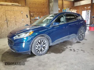 2020 Ford Escape Titanium Hybrid with VIN 1FMCU9DZ3LUB58677, listed as a Copart auction lot 54164465 with 32,115 mi miles and Salvage title. Bid and sale history available at DreamBid. Image 1.