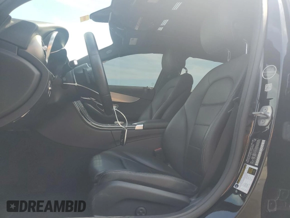 2019 Mercedes-Benz C 300 with VIN 55SWF8DBXKU296537, listed as a Copart auction lot 58489665 with 51,341 mi miles and Salvage title. Bid and sale history available at DreamBid. Image 7.