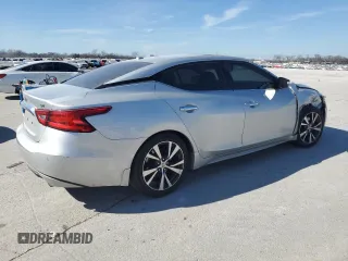 2017 Nissan Maxima S with VIN 1N4AA6AP3HC415426, listed as a Copart auction lot 46615205 with 54,250 mi miles and Salvage Title. Bid and sale history available at DreamBid. Image 3.