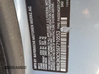 2014 BMW 4 Series 428i z VIN WBA3N3C55EF710553, wystawiony jako Copart lot #54341845 z przebiegiem 119 056 mil mil oraz Szkoda całkowita • Salvage title. Historia ofert i sprzedaży dostępna na DreamBid. Obrazek 12.