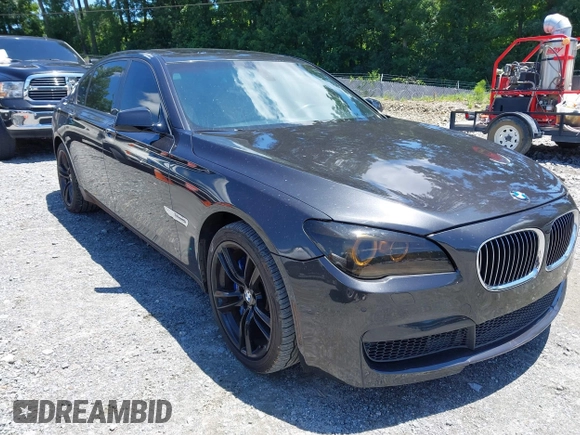 2012 BMW 7 Series 740Li with VIN WBAKB4C5XCC575580, listed as a IAAI auction lot 42658668 with 155,344 mi miles and . Bid and sale history available at DreamBid. Image 1.