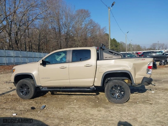 2021 Chevrolet Colorado 4WD ZR2 with VIN 1GCGTEEN9M1140085, listed as a IAAI auction lot 41476667 with 39,087 mi miles. Bid and sale history available at carsss.com. Image 14.