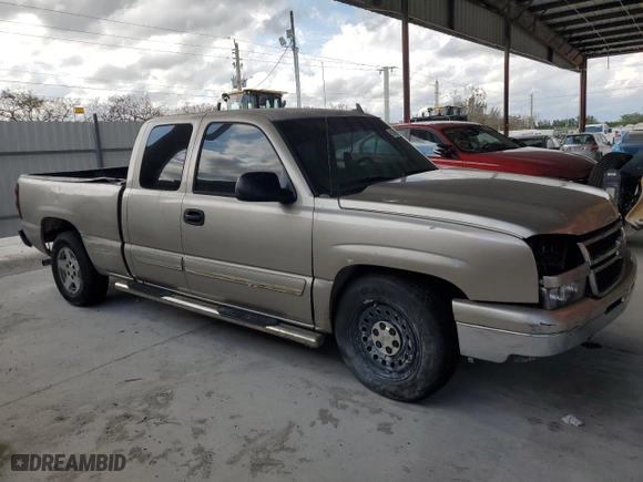 2006 Chevrolet Silverado 1500 LS with VIN 1GCEC19V96Z217438, listed as a Copart auction lot 51786805 with 0 mi miles and Clean Title. Bid and sale history available at carsss.com. Image 4.