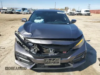 2020 Honda Civic Si with VIN 2HGFC1E57LH702572, listed as a Copart auction lot 50269585 with 126,077 mi miles and Salvage Title. Bid and sale history available at DreamBid. Image 5.