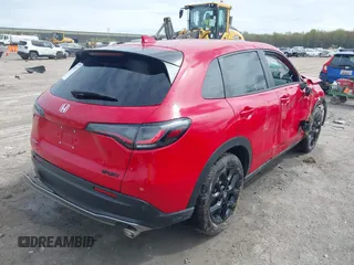 2024 Honda HR-V Sport with VIN 3CZRZ2H52RM734779, listed as a IAAI auction lot 42112615 with 9,651 mi miles and . Bid and sale history available at DreamBid. Image 4.