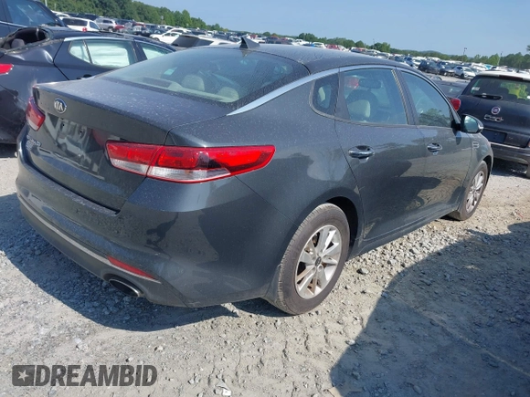 2016 Kia Optima LX with VIN 5XXGT4L33GG111427, listed as a IAAI auction lot 42801281 with 163,013 mi miles and . Bid and sale history available at DreamBid. Image 4.
