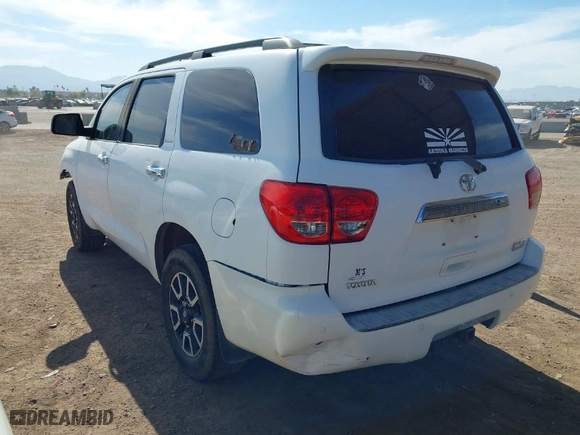 2008 Toyota Sequoia Ltd with VIN 5TDBY68A58S005799, listed as a IAAI auction lot 41537396 with 216,992 mi miles. Bid and sale history available at carsss.com. Image 3.