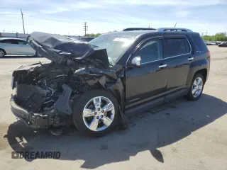 2015 GMC Terrain SLT z VIN 2GKFLYE32F6261122, wystawiony jako Copart lot #62755014 z przebiegiem Nie podano mil oraz Szkoda całkowita • Salvage title. Historia ofert i sprzedaży dostępna na DreamBid. Obrazek 1.